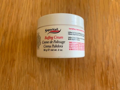 Brand New & Genuine SUPERNAIL Nail Buffing Polishing Cream 56g Tub- Natural Nail