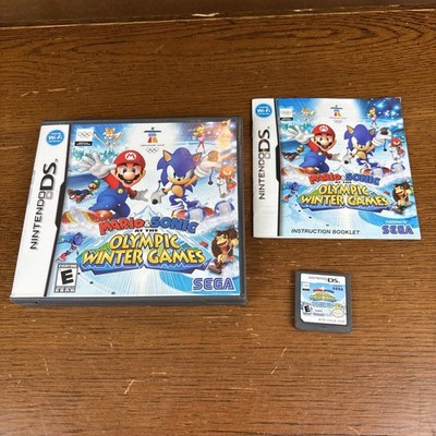 Mario & Sonic at the Olympic Winter Games - Nintendo DS - CIB - w/ Manual & Case