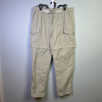 #ad Men’s Convertible Outdoor Pants Zip Off Hiking Utility Pants To Shorts Size 36 $21.99