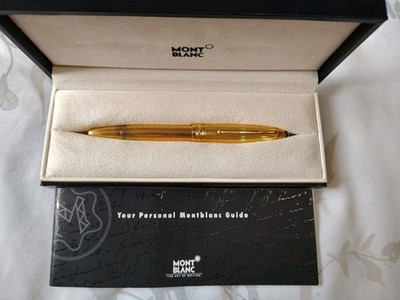 Genuine Montblanc Meister Stuck 146 Sterling 925 Fountain Pen 14k Gold Fine Nib 
