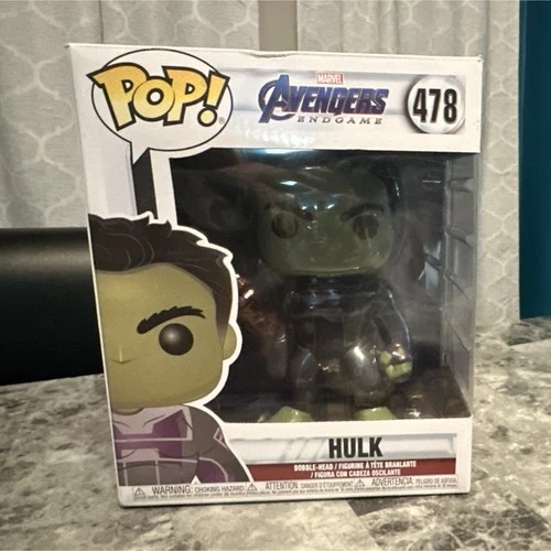Funko Pop! Vinyl Marvel Avengers: Endgame Hulk Bobblehead Figure #478