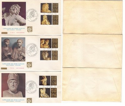 LOT 12 Stück VATIKAN ERSTE TAG UMSCHLÄGE + 1 Stück GESCHENK
