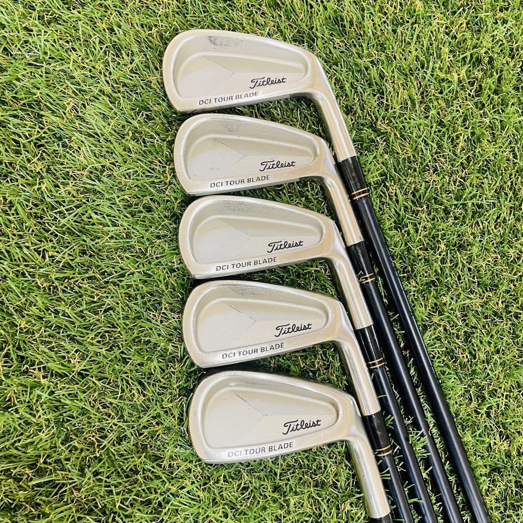 Titleist DCI Tour Blade Iron Set for Men - 10 Clubs, Great Titleist DCI Tour Blade Iron Set for Men - 10 Clubs, Great