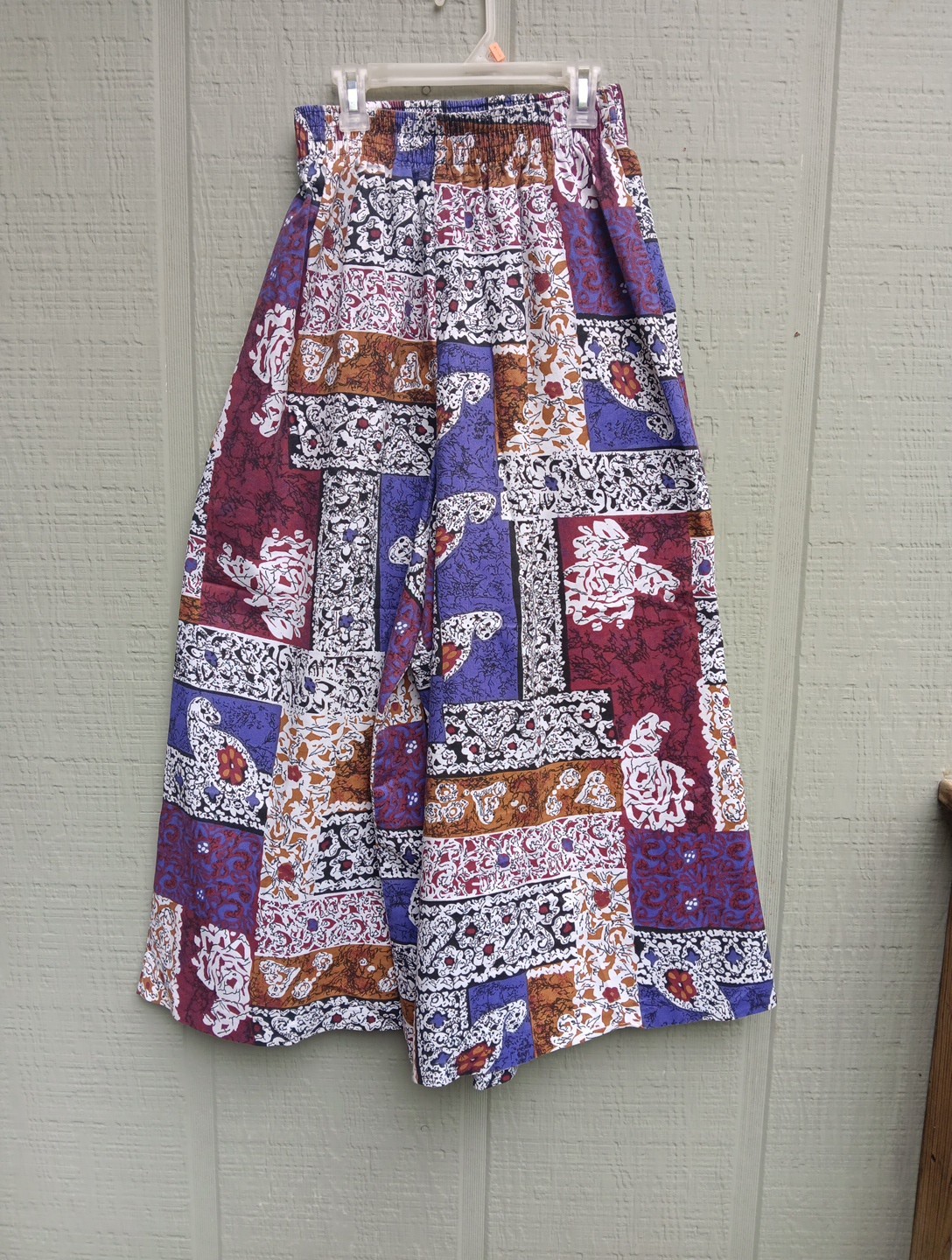 Patchwork Pants Wide Legged S Bohemian Hippie Vtg… - image 1