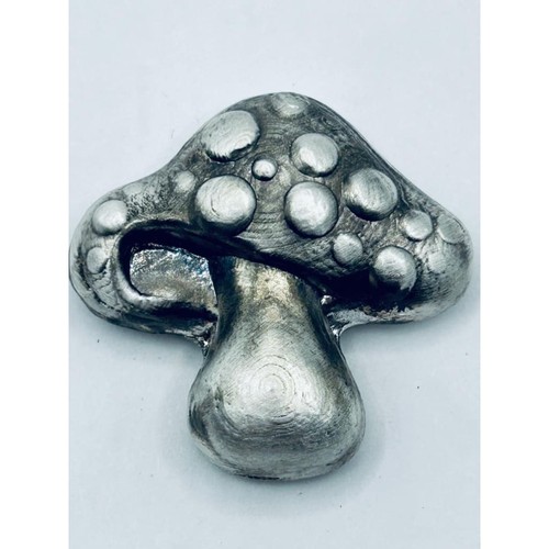2 Oz MK BarZ "Mushroom" Hand Poured .999 FS
