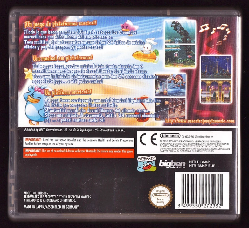 Maestro! Jump in Music - Nintendo DS - 2DS 3DS DSi - Brand New and Sealed - Image 2 of 4