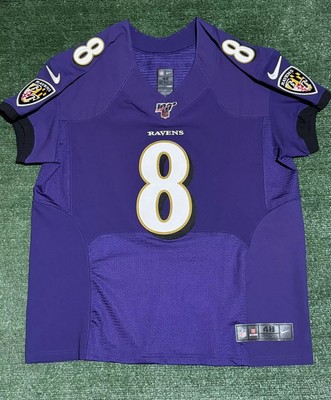 Authentic Lamar Jackson Baltimore Ravens Purple Nike Vapor Elite