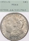 1921-S Morgan Dollar — photo from another recent sale