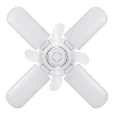 Folding Fan Led Light Bulb E27 Dimmable 6500k 3500k Bright Lamp