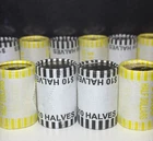 5 BANK Fed SEALED Kennedy Half Dollar coin Rolls - UNSEARCHED (100) Coins  OBW