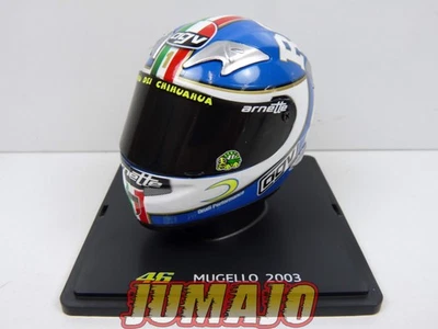 JUMAJO CMR44 CASQUES MOTO HELMET GP 1/5 VALENTINO ROSSI : 2003 Mugello