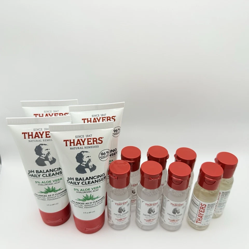 X12 Thayers Cuidado de la Piel Ph Limpiador Bruja Avellana Rosa Pétalos Tónico 2% BHA Viaje Mini Foto 2 de 4