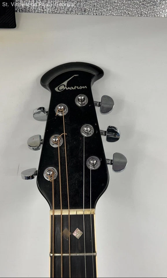 Винтажный гриф Ovation 1869 Custom Legend Black Ebony акустический электрический для чтения - Изображение 2 из 4