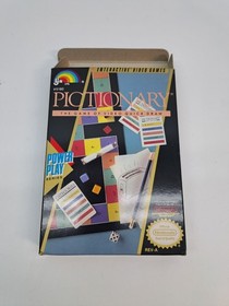 Pictionary Boxed Complete in box Nintendo NES  game CIB very nice