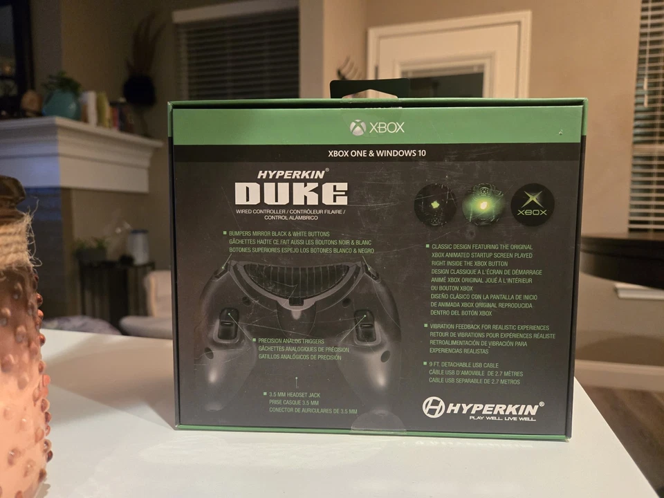 Mando Hyperkin Duke con cable Xbox One/windows 10 excelente estado SIN CABLE Foto 3 de 4