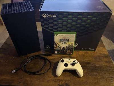 Microsoft Xbox Series X 1TB Disc Black Console Bundle W/ Controller CIB Complete