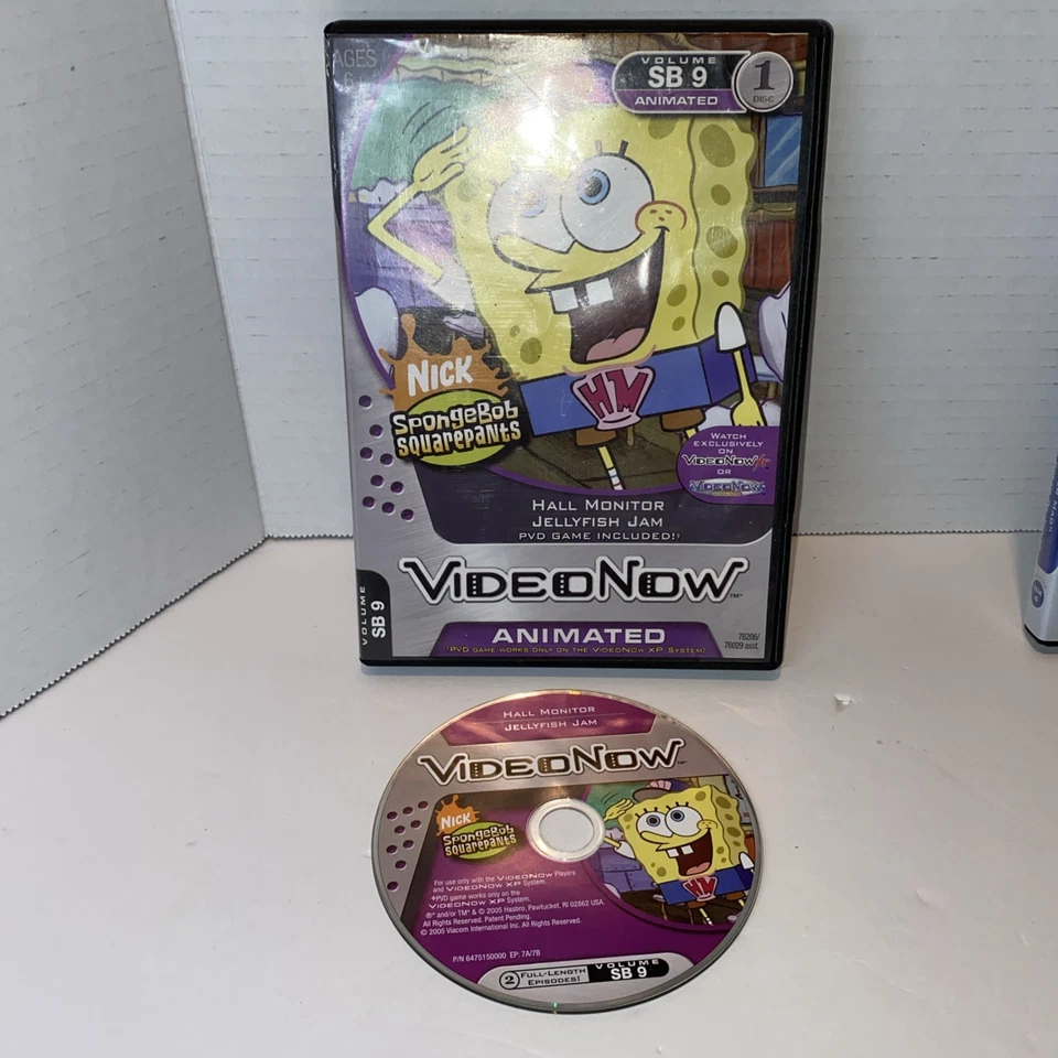 Nickelodeon Video Now Paquete de 3 PVD Bob Esponja Jimmy Neutrón y Padres Extraños Lote Foto 2 de 4