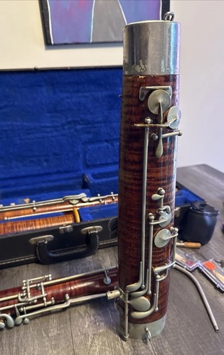 Karl Wunderlich Fagott mit Hartschalenkoffer Modell 613 Ahorn Tiger - Bild 8 von 13