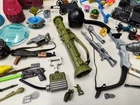 Vintage Action figure Toy Lot Weapons Accessories parts GI Joe Batman Barbie