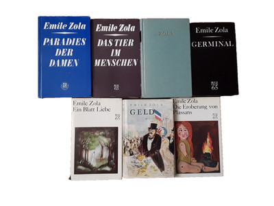 Emile Zola - 7 Bände  -  Leinen gebunden mit oder ohne SU - Buchclub65