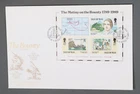 MayfairStamps Isle of Man FDC 1989 Munity on The Bounty Souvenir Sheet First Day