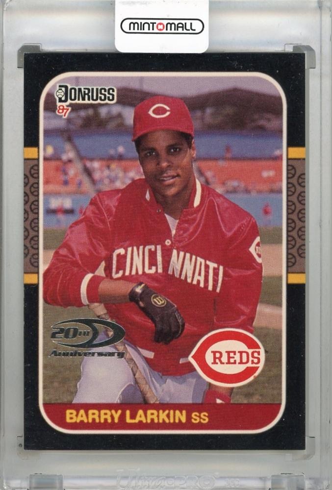 2001 Donruss Rookie Reprints Rr19 / Barry Larkin Cincinnati Reds 1116/1987