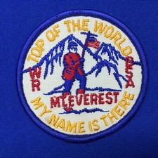 Boy Scout WR  Mt. Everest Top Of The World Patch 244B1