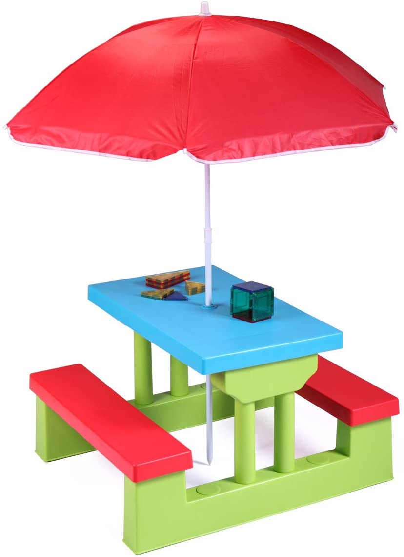 childrens table and bench