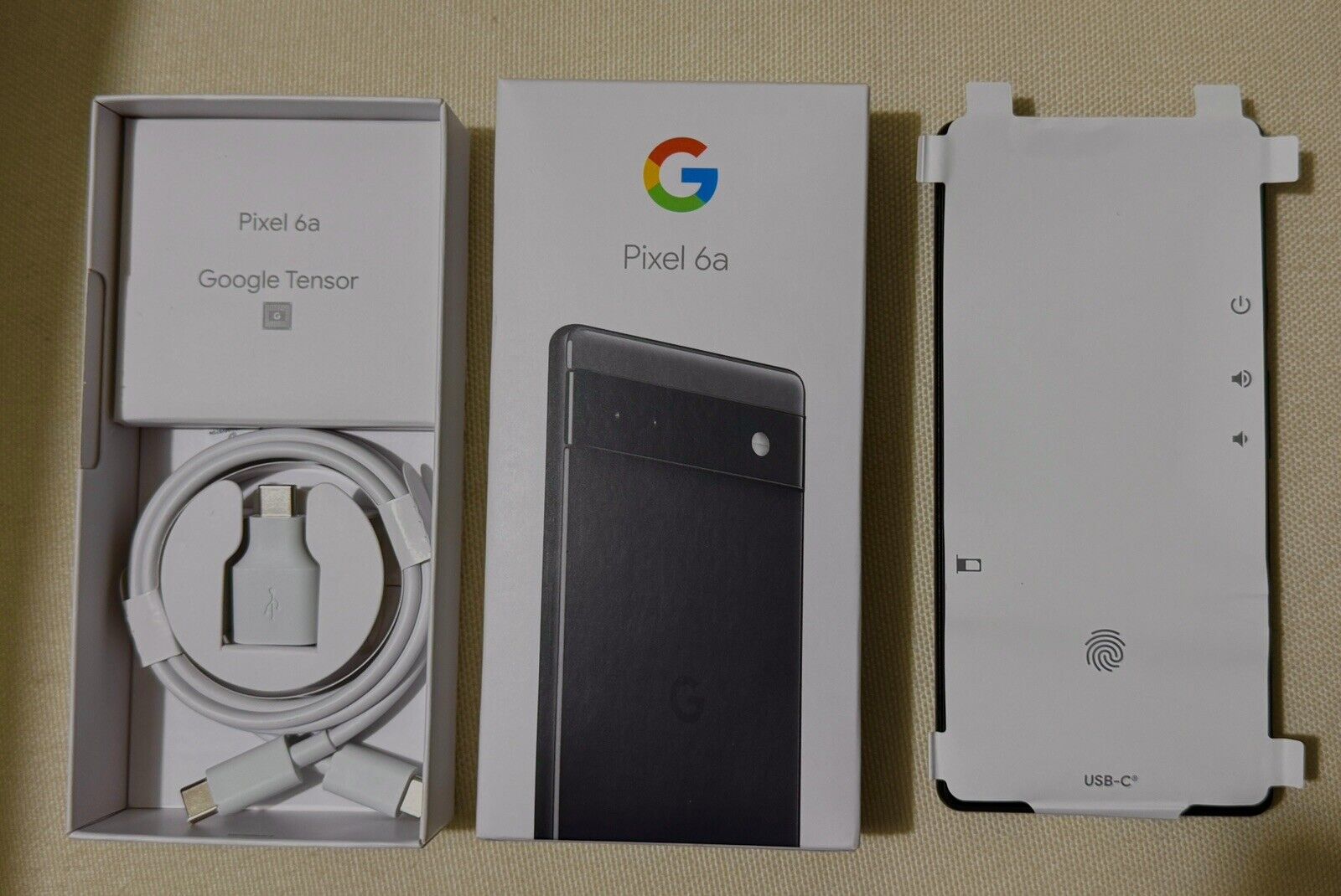 Google Pixel 6a 128GB/6GB 6.13" 5G Unlocked Android Smartphone - Charcoal