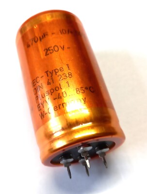 ROE Roederstein ELKO Kondensator 470µF 250V