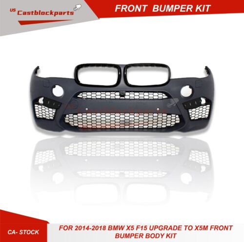 For 2014 2015 2016 2017 2018 BMW X5 F15 Upgrade to X5M Front Bumper Body Kit - Picture 3 of 6