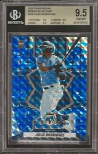 2022 Mosaic #274 Julio Rodriguez (RC) -Blue Camo - BGS 9.5 -Mariners