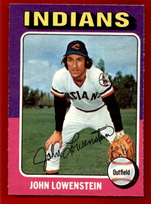 1975 O-Pee-Chee #424 John Lowenstein NMMT