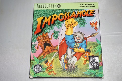 Impossamole (Turbo Grafx 16 tg16) Complete in Box CIB