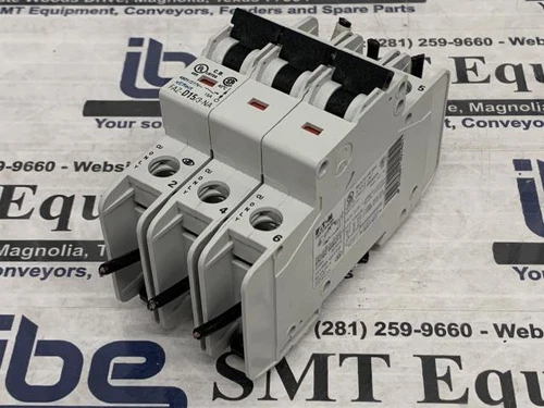 Lot of (3) Eaton 3 Pole Circuit Breaker - FAZ-D15/3-NA w/Warranty