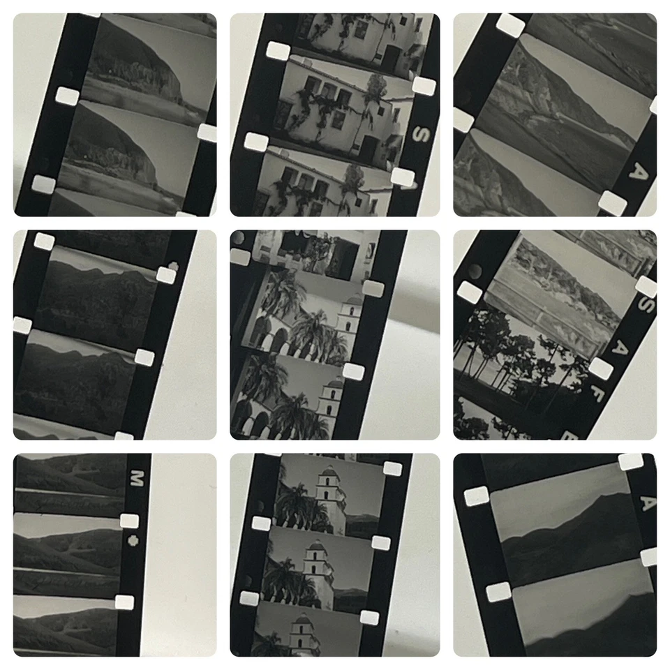 "Película casera de colección años 30 California Lake Norconian Club Band paisaje de playa 16 mm 7""" Foto 3 de 4