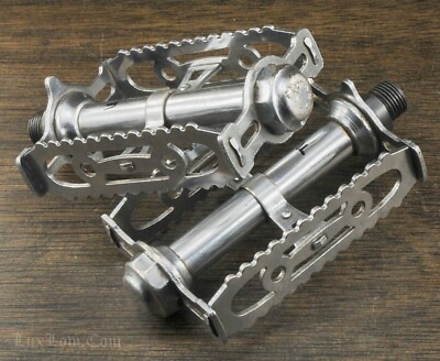 Vintage RoadBike Lyotard #460 RatTrap PEDALS 14mm French