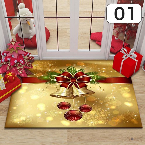 Xmas Schlafzimmer Wohndeko Teppich Antirutsch Weihnachtsmann Weihnachten Fußmatte 40*60 - Bild 5 von 29