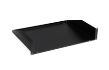 Middle Atlantic U2 Double Space Rack Shelf - Black Powder Coat