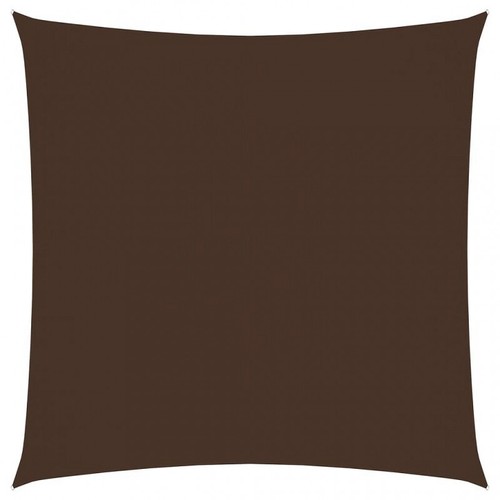 Parasole a Vela in Tela Oxford Quadrato 4,5x4,5 m Marrone