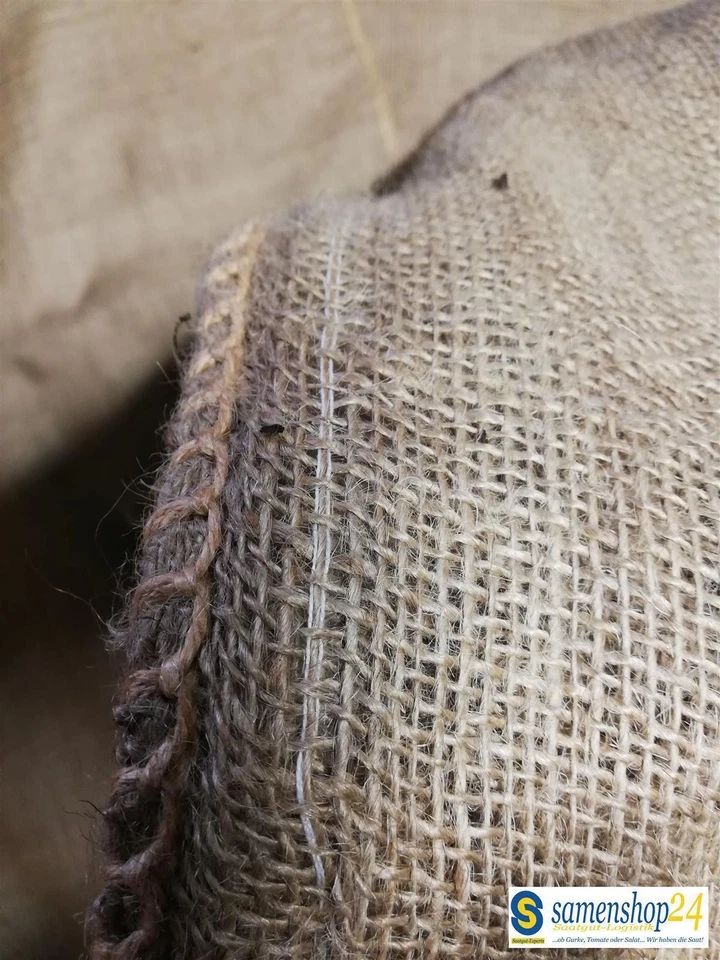 10 stk Jutesack Naturfaser ca.110cm x 60cm bis 50kg Kartoffelsack Sackhüpfen etc - Bild 2 von 4