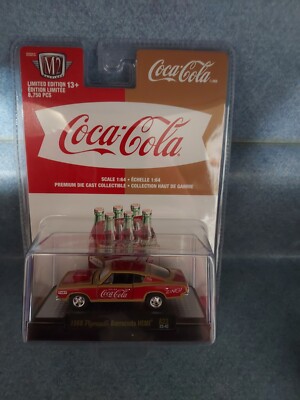 M2 Machines A23 1968 Plymouth Barracuda Hemi Coca-Cola  1:64