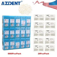 AZDENT Dental Ortho Brackets Roth.022 Hooks 3 4 5/Elastics Rubber Bands Zoo Pack