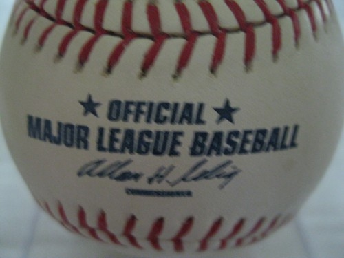Andy Laroche Signed Autograph OML Baseball Dacardworld COA #11/100 Inscribed - Picture 6 of 6