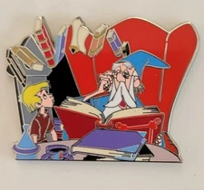 2024 Disney Parks Sword In The Stone Merlin & Arthur OE Pin