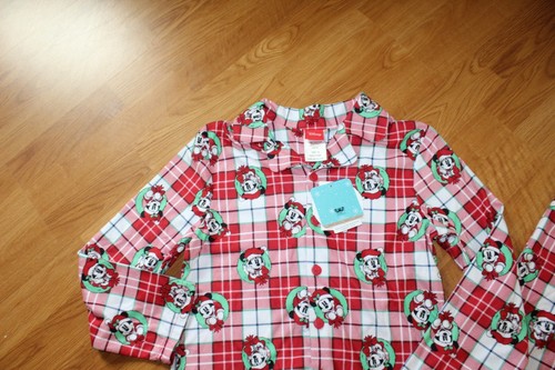 NWT BOYS DISNEY SZ 10 MICKEY MOUSE 2 PCS PAJAMAS FLANNEL - Picture 2 of 5