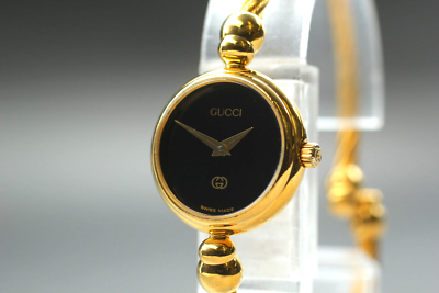 MINT Vintage GUCCI 2700L Quartz white Dial Women Bangle