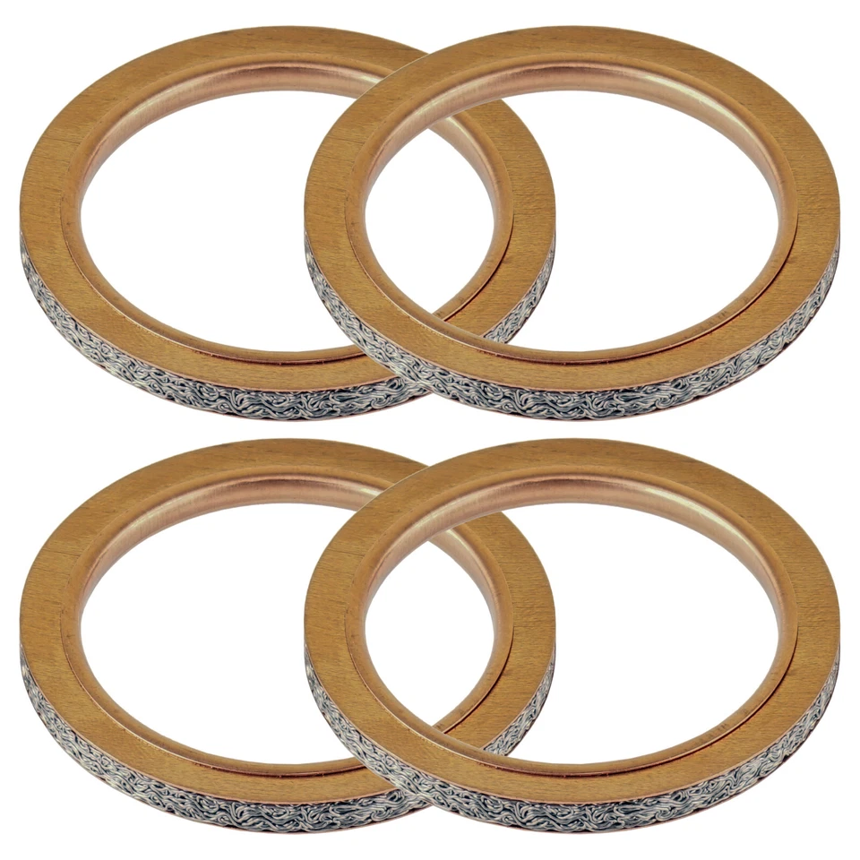 4 juntas de tubo silenciador de escape para Yamaha FZR600 1989-1990 / FZR600R 1990-1999 - Imagem 4 de 4