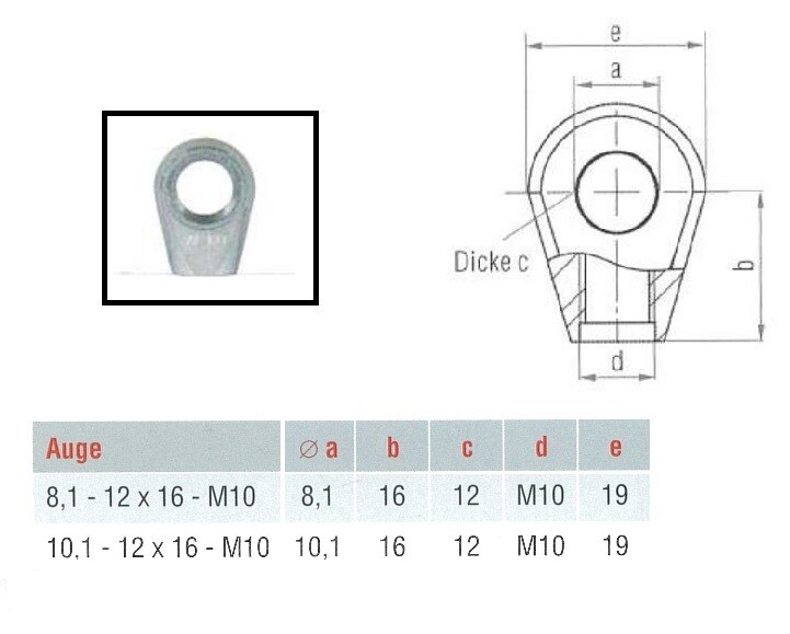 Gasfeder 14/28, Länge 368 mm, Hub 150 mm, 1300 N | GF14281503681300