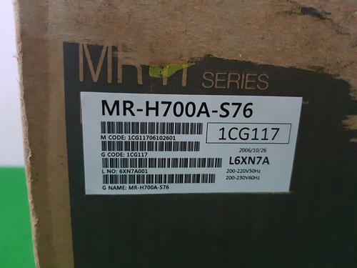 MITSUBISHI AC SERVO DRIVER MR-H700A-S76 (NEW IN BOX) DHL INT'L SHIPPING - Picture 4 of 12